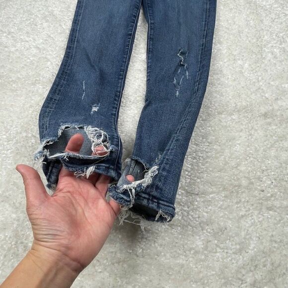 Agolde Sophie High Rise Skinny Distress Crop Jean - Picture 16 of 16